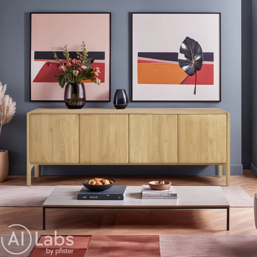 Ethnicraft Sideboard Pi eichefarbig Outlet
