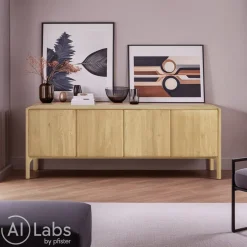 Ethnicraft Sideboard Pi eichefarbig Outlet