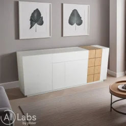 Ambiente Sideboard Quadra weiss Discount