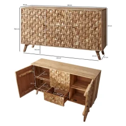 MID.YOU Sideboard Rewa hellbraun Online