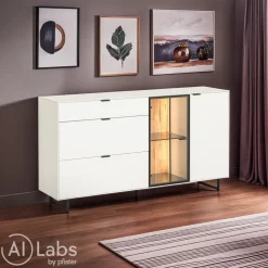 Dieter Knoll Sideboard Rina weiss Outlet