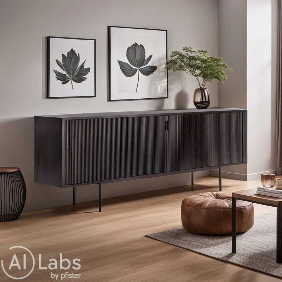 Ethnicraft Sideboard Roller Max braun Clearance