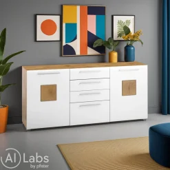 Hom'In Sideboard Savona eichefarbig Online