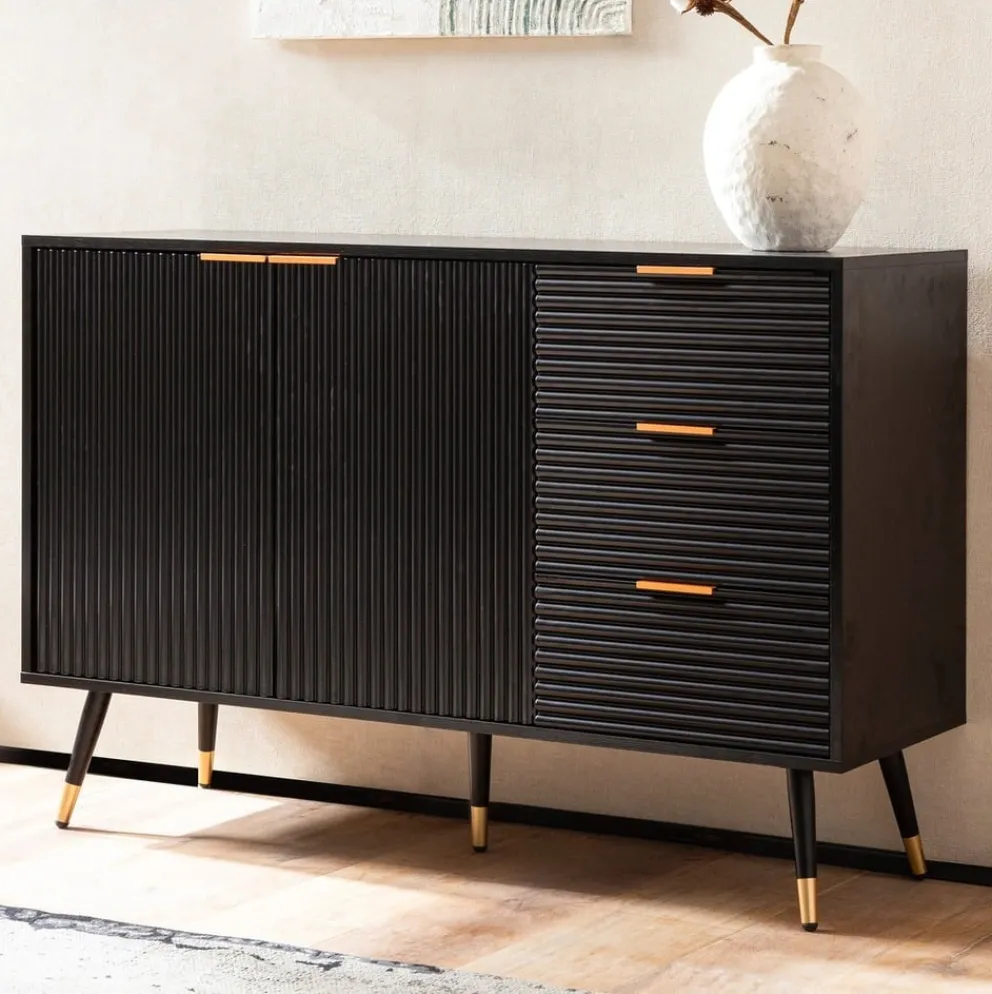 MID.YOU Sideboard schwarz Outlet