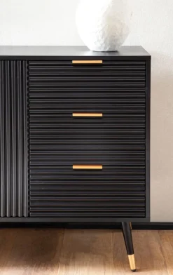 MID.YOU Sideboard schwarz Outlet
