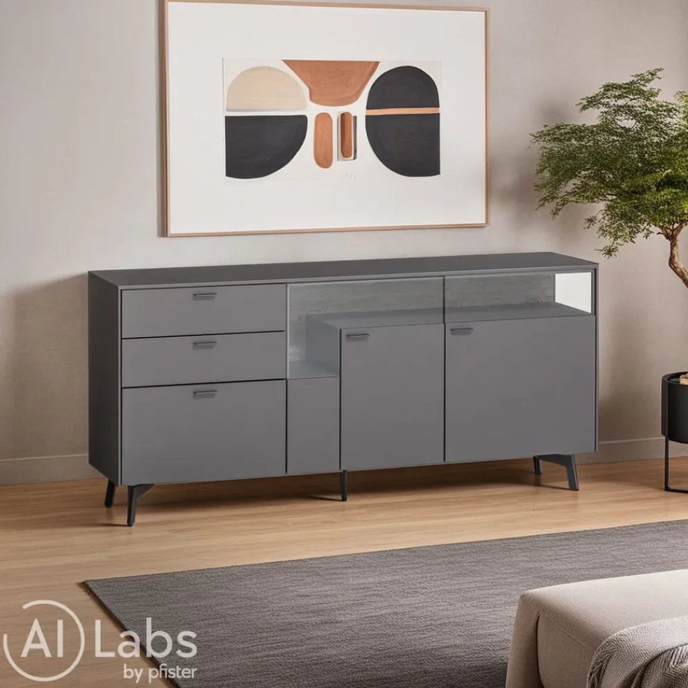 Venjakob Sideboard Sentino 3000 36 Schiefergrau Sale