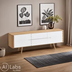 BYYU Sideboard Skarsund weiss Outlet