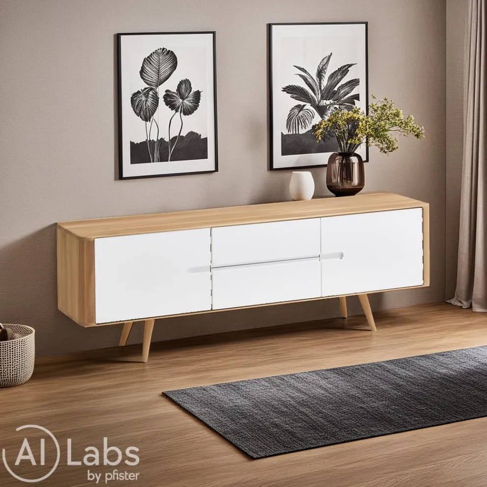 BYYU Sideboard Skarsund weiss Outlet