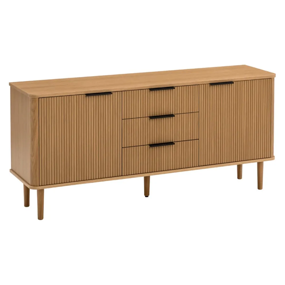 edy&liv Sideboard Skasen eichefarbig, schwarz Outlet