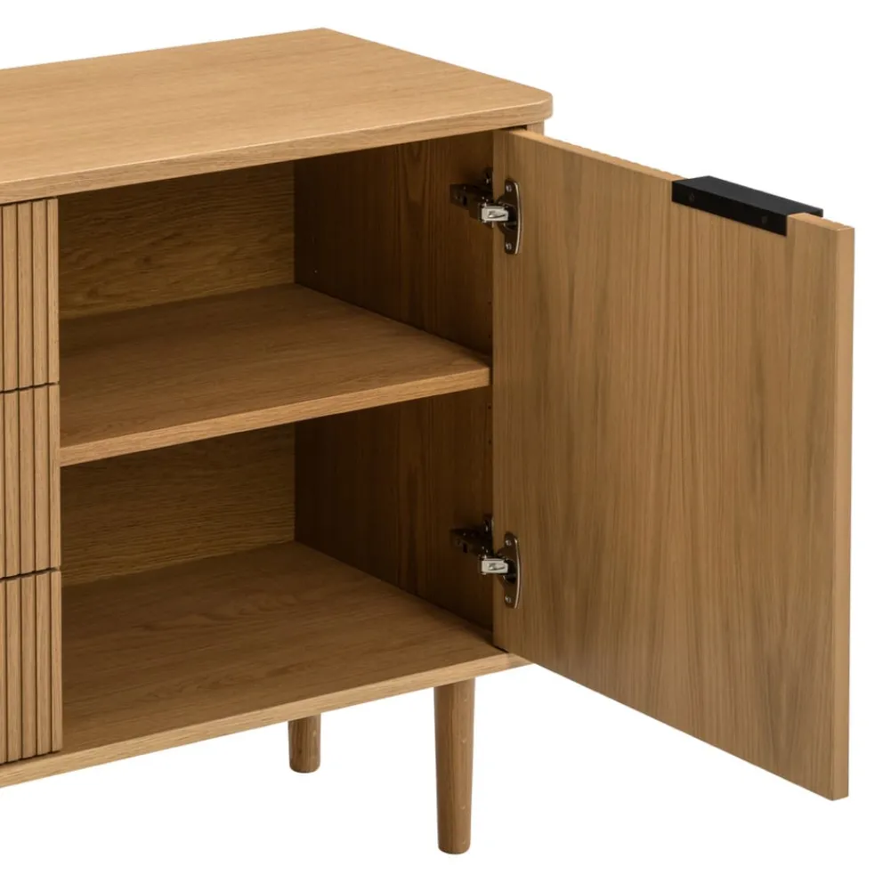 edy&liv Sideboard Skasen eichefarbig, schwarz Outlet