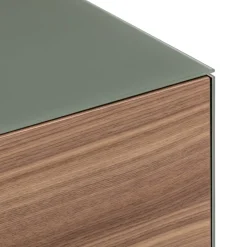Johann Jakob Sideboard Skyline grüngrau, nussbaumfarbig Online