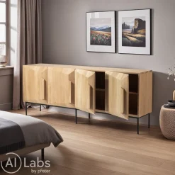Ethnicraft Sideboard Stairs eichefarbig New