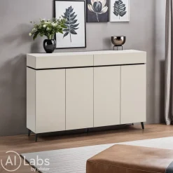 Voleo Sideboard Unique kaschmir, schwarz Discount