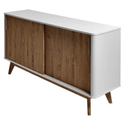 Novel Sideboard Wave eiche, weiss Discount