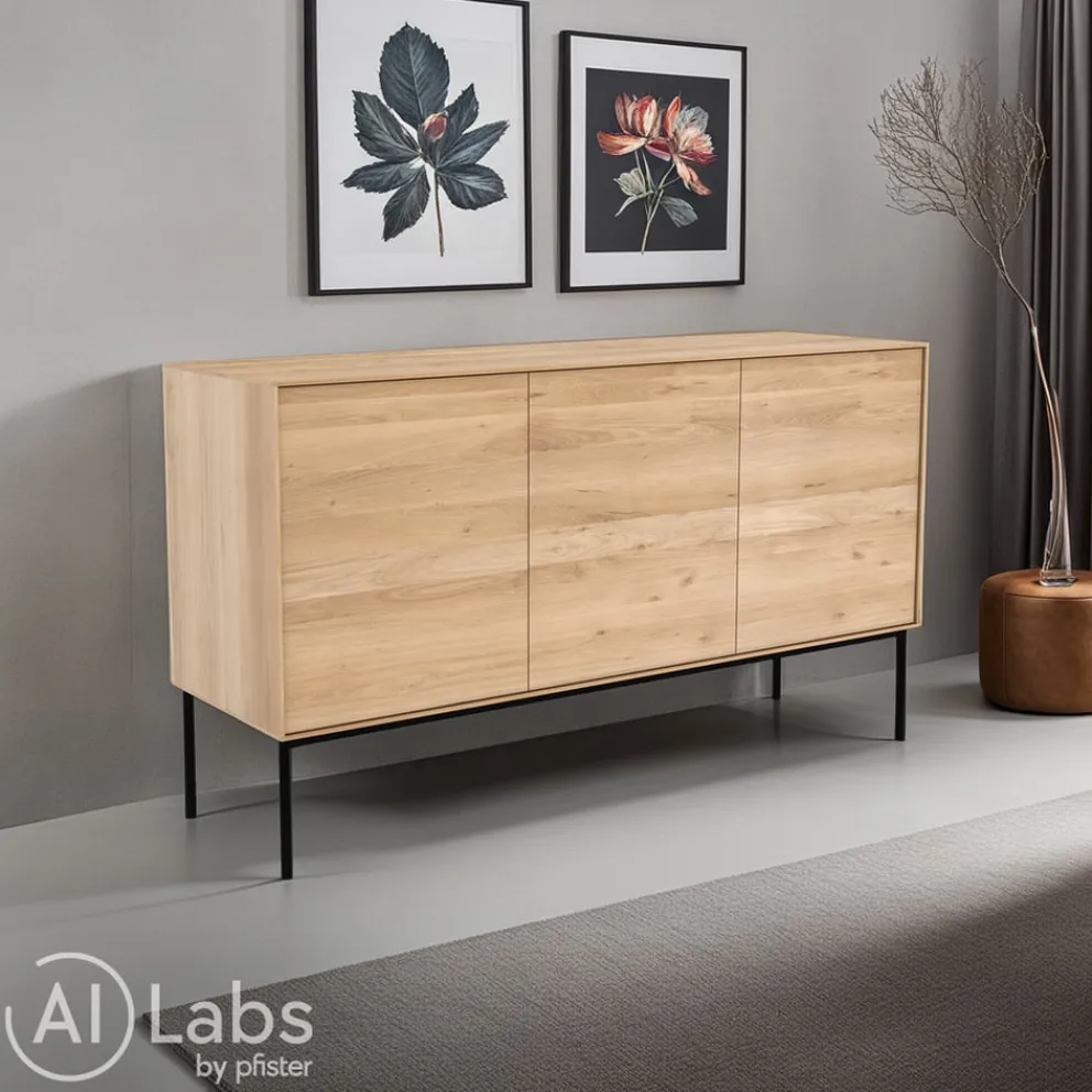 Ethnicraft Sideboard Whitebird eichefarbig
