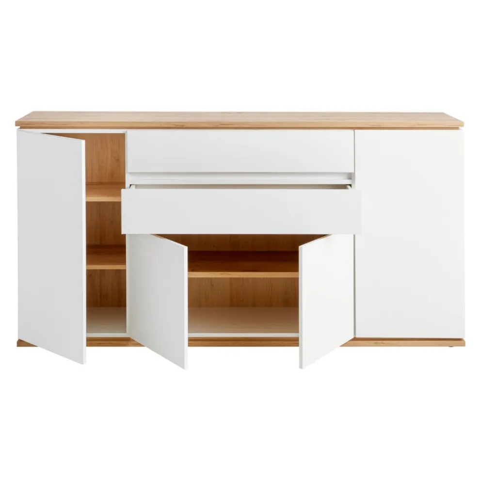 Xora Sideboard Yamael eichefarbig, weiss Online