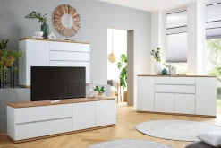 Xora Sideboard Yamael eichefarbig, weiss Sale