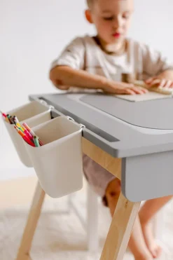 Duck Woodworks Sinnestisch/Spieltisch Rauna grau Online