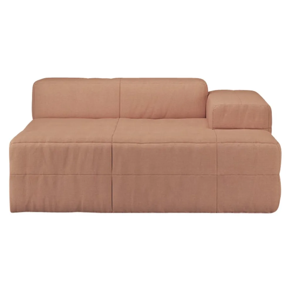 HKliving Sitzelement Brut rostrot Hot