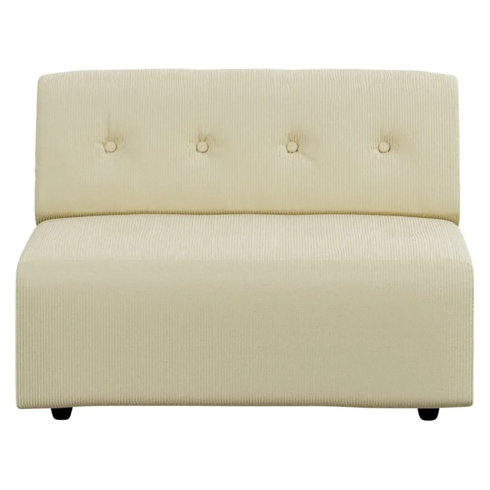 HKliving Sitzelement Vint crème Discount