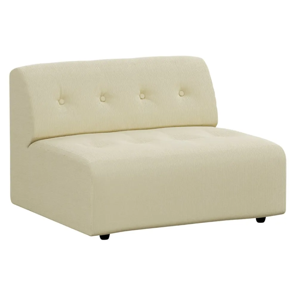 HKliving Sitzelement Vint crème Discount