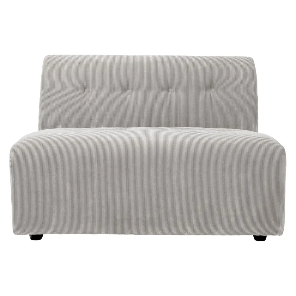 HKliving Sitzelement Vint hellgrau Outlet