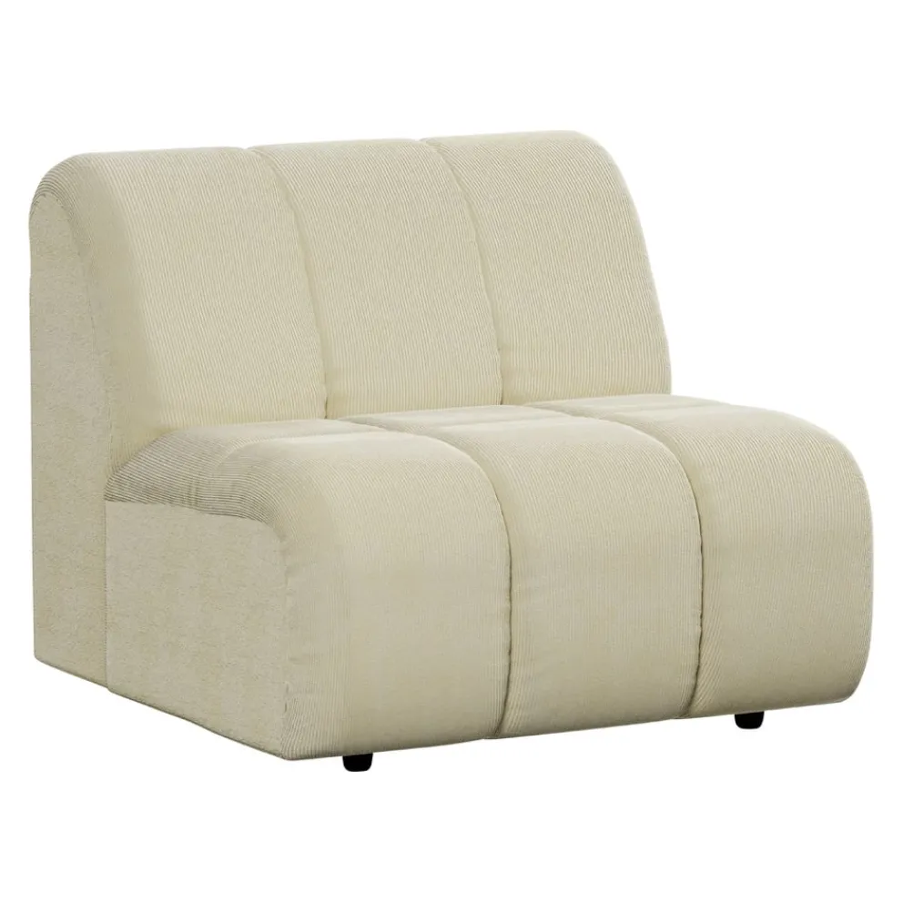 HKliving Sitzelement Wave beige Sale