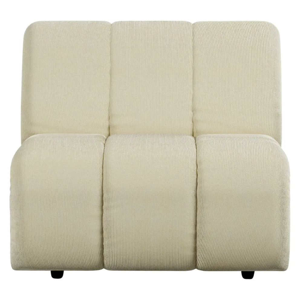 HKliving Sitzelement Wave beige Sale