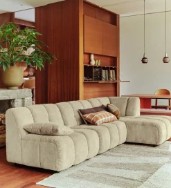 HKliving Sitzelement Wave beige Sale