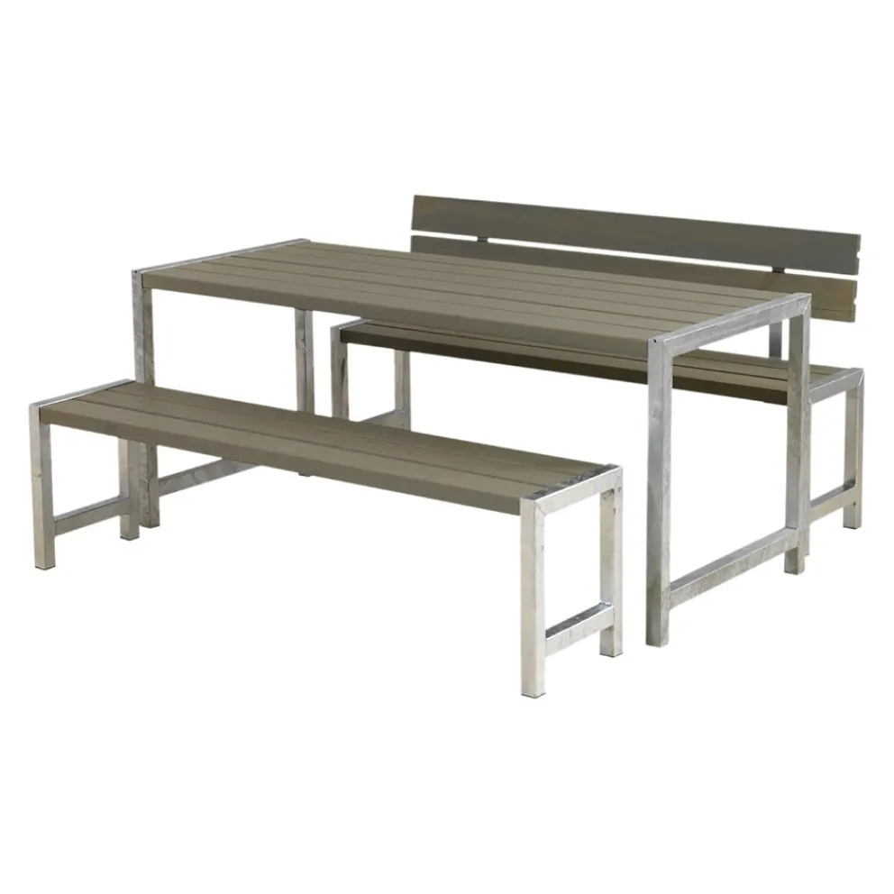 PLUS Sitzgruppe Simple grau, schwarz Best