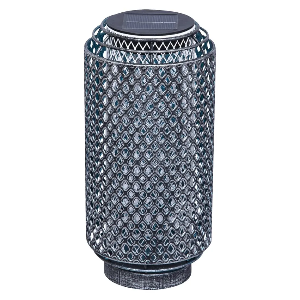 Solarleuchte Alhena blau, silber New