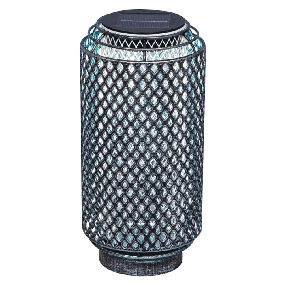 Solarleuchte Alhena blau, silber New