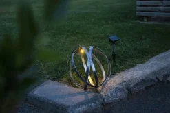 Star Trading Solarleuchte Astri Solar silber Outlet