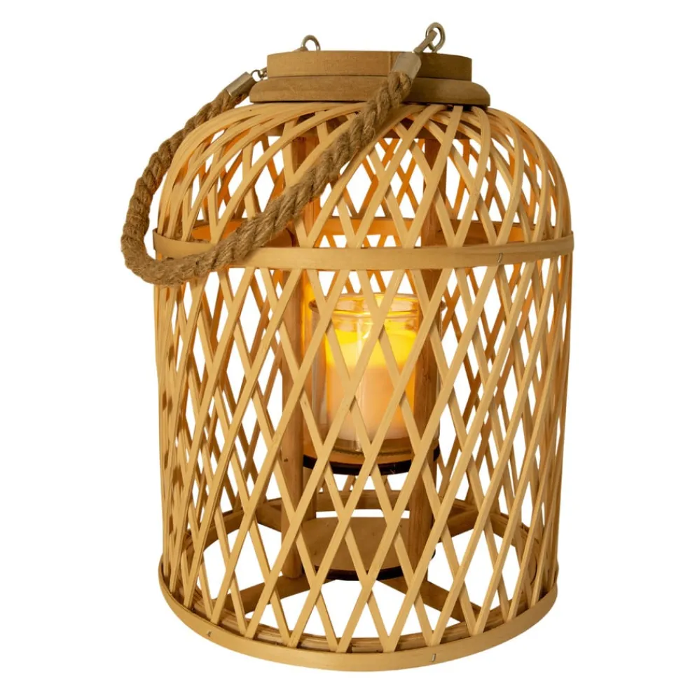 NÄVE Solarleuchte Basket naturel New