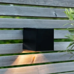 Star Trading Solarleuchte Cube schwarz Hot