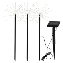 Star Trading Solarleuchte Firework schwarz Discount