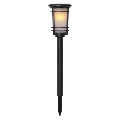 Star Trading Solarleuchte Flame schwarz Sale