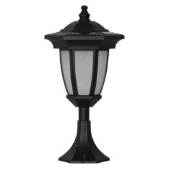 Star Trading Solarleuchte Flame schwarz Hot