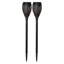Star Trading Solarleuchte Flame schwarz Outlet