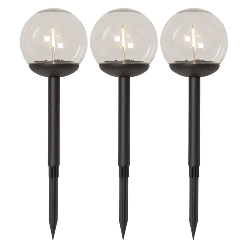 Star Trading Solarleuchte Globe schwarz New