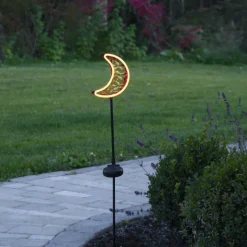 Star Trading Solarleuchte Moon bronze