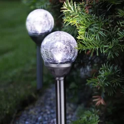 Star Trading Solarleuchte Roma silber Clearance