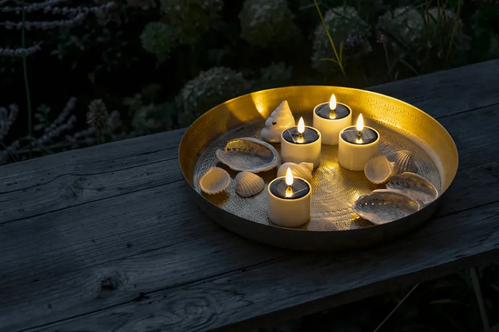 STT Solarleuchte Solar Light weiss Clearance