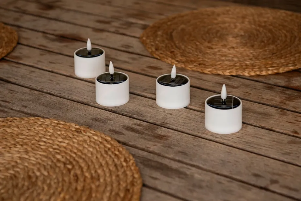 STT Solarleuchte Solar Light weiss Clearance
