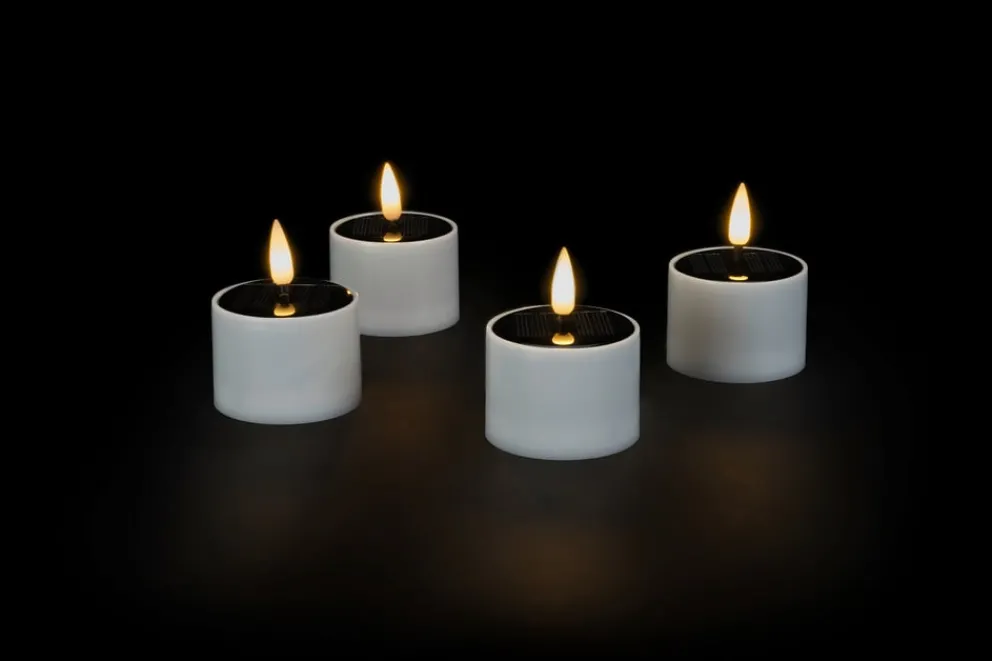 STT Solarleuchte Solar Light weiss Clearance