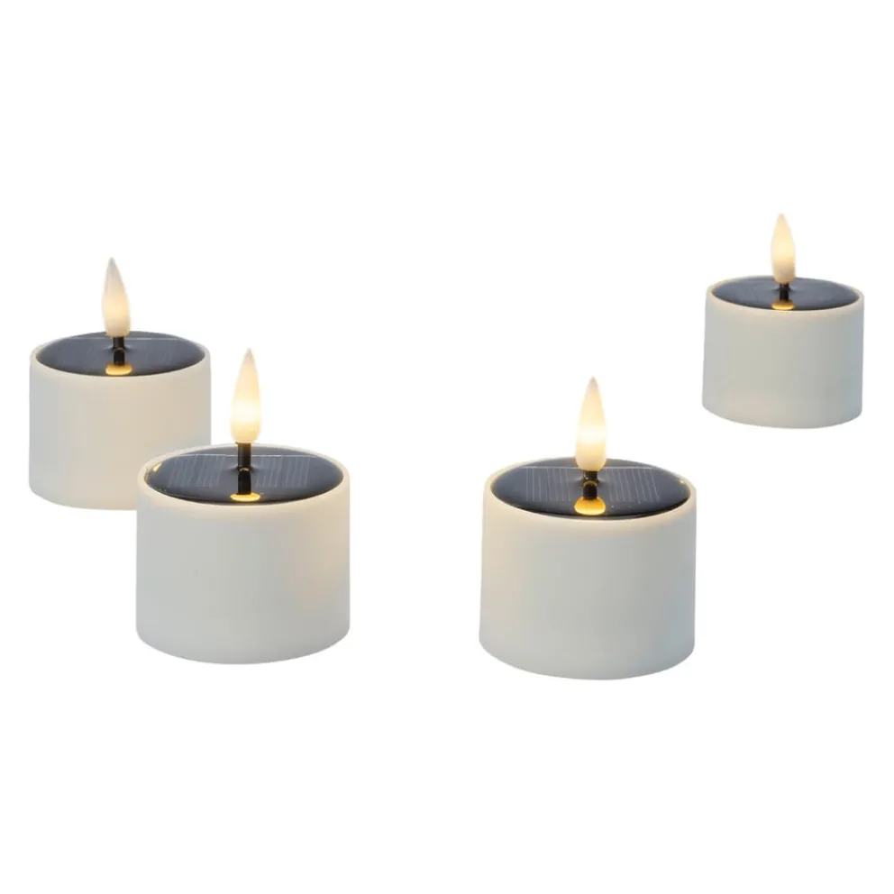 STT Solarleuchte Solar Light weiss Clearance