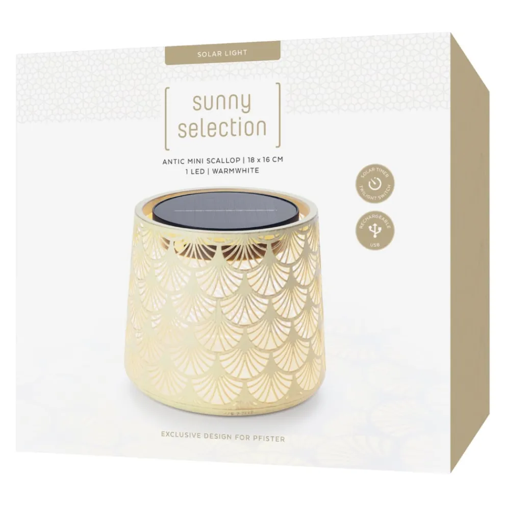 STT Solarleuchte Solar Light hellgelb Outlet