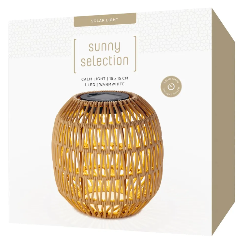 STT Solarleuchte Solar Light hellbraun Online