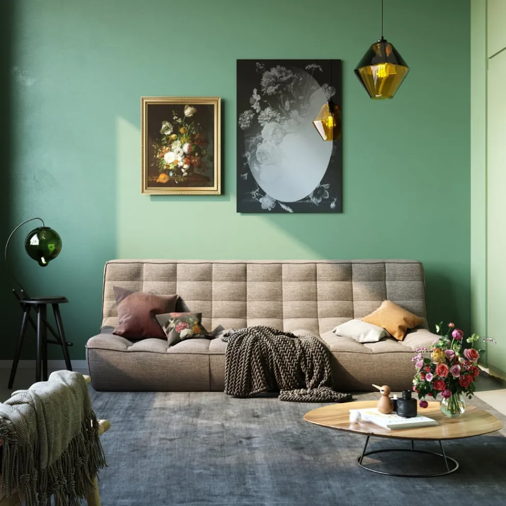 Deknudt Mirrors Spiegel Flores schwarz Discount
