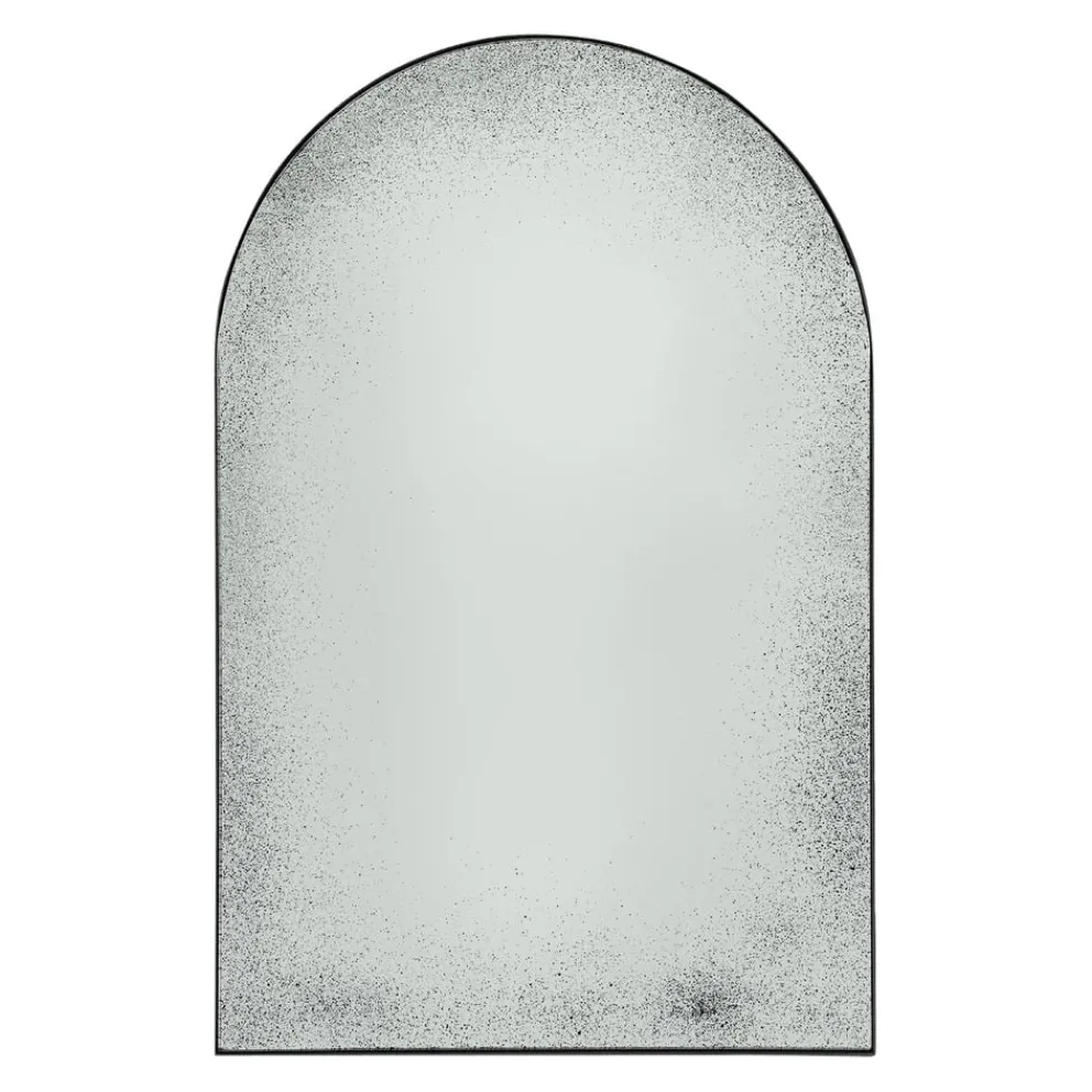 Ethnicraft Spiegel Gate schwarz, transparent New